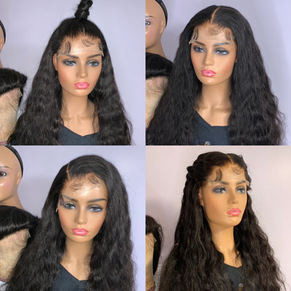 Build Your Own Glueless Closure Wig 2 Bundles and Lace Closure !b